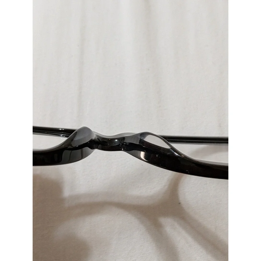 Maui Jim MJO2123-02 Eyeglasses Frames Black/Gold Crystal Round Cat Eye 52-18-135